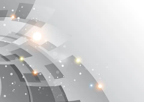 Silver background with abstraction Stock Illustration