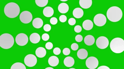 Silver background circle 2 green Stock Footage 288313689
