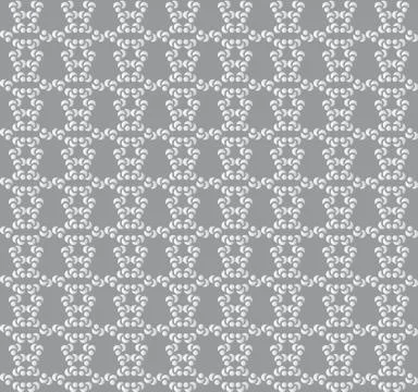 Silver background with decorative pearl grey Stock Illustration