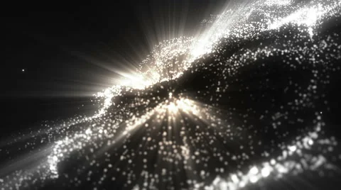 Silver background with rays in space. Stock Footage 62414149