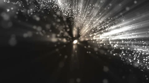 Silver background with rays in space. 스톡 동영상 62414402