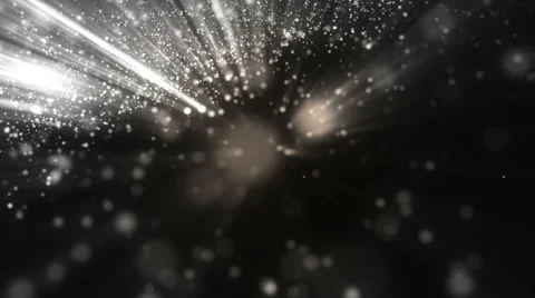 Silver background with rays in space. Stock-Footage 62414581