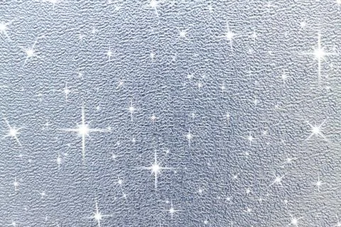 Silver background with stars Foto stock