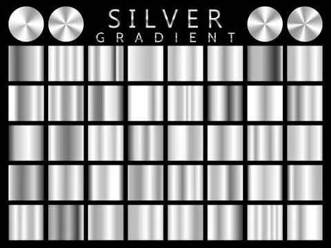 Silver background texture vector icon seamless pattern. Light, realistic, ele Stock Illustration