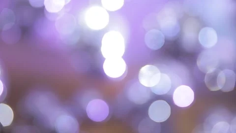 Silver balls on the ceiling shimmer from blue lamps in the restaurant on the Stock Footage 199794370