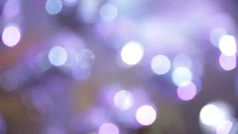 Silver balls on the ceiling shimmer from blue lamps in the restaurant on the Stock Footage 199794432