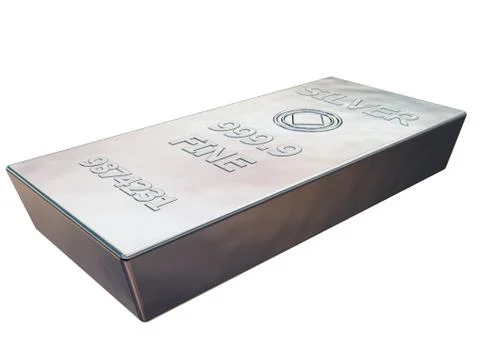 Silver bar Stock-Illustration