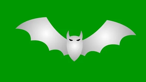 Silver bat green Stock Footage 250450098