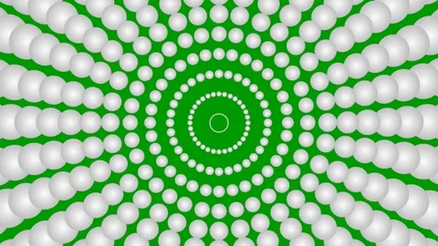 Silver big circles dots green Stock Footage 260542065