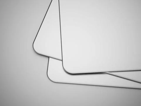 Silver blank card concept Stock Illustration