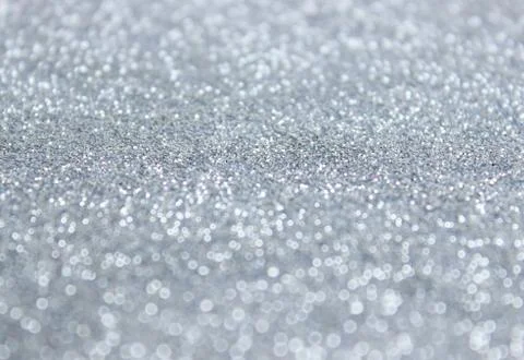 Silver bokeh background Stock Photos