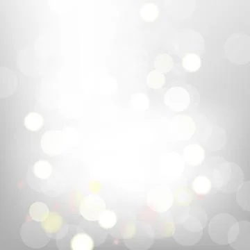 Silver bokeh Stock Illustration