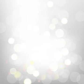 Silver Bokeh Stock Illustration