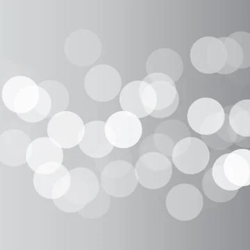 Silver bokeh lights background Stock Illustration
