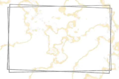Silver border gold white marble pattern and luxury interior wall tile and flo Stock Illustration