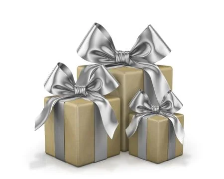 Silver box Stock Illustration