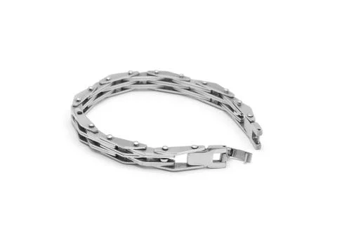 Silver bracelet Stock Photos