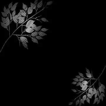Silver branches Stock Illustration