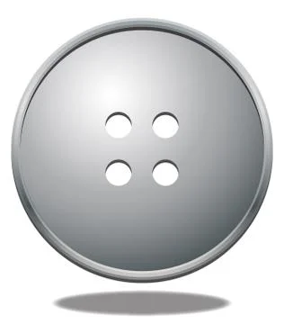 Silver Button Stock-Illustration