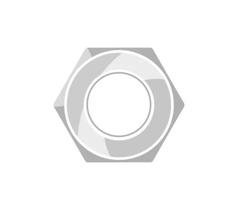 Silver cap viewed from above. Stock Illustration