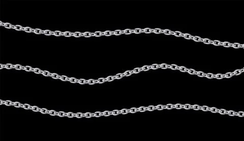 Silver chain Stock Illustration