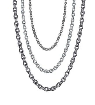 Silver chain Stock Illustration