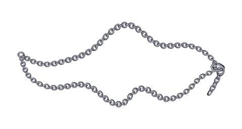 Silver chain Stock Illustration