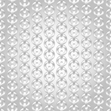 Silver chain seamless abstract pattern Stock Illustration