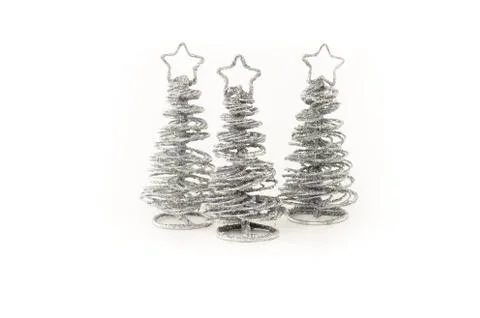 Silver Christmas Tree Foto stock