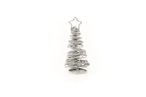 Silver Christmas Tree Stock Photos