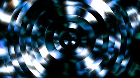 Silver circles Stock Footage 35715092