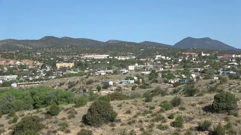 Silver City, NM Overlook Stock Footage