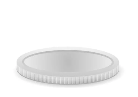 Silver coin Stock Illustration