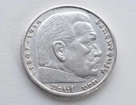 Silver coins - Germany Stock Photos