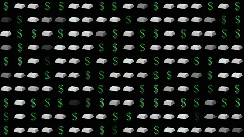 Silver Commodities Trading Stock Footage 130803231