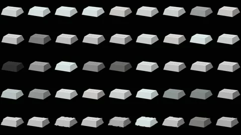 Silver Commodities Trading Stock Footage 130803238