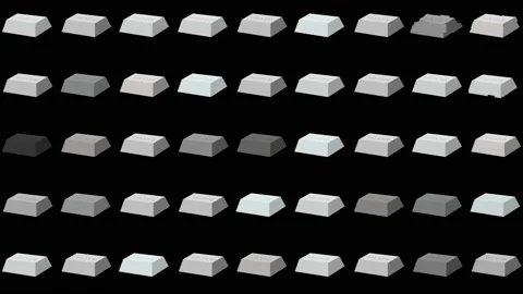 Silver Commodities Trading Stock Footage 130803266