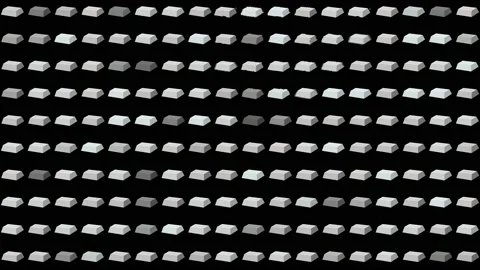 Silver Commodities Trading Stock Footage 130803359