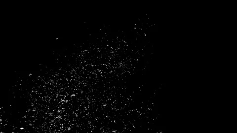 Silver confetti. Abstract background with silver shiny sparkling sparkles Video stock 125038122