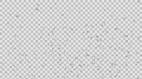 Silver Confetti Alpha Channel Stock Footage 57316844