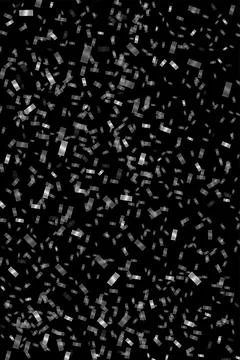 Silver confetti on a black background 스톡 일러스트
