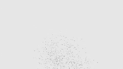 Silver Confetti Explosions Alpha Luma Matte Channel Stock Footage 278842551
