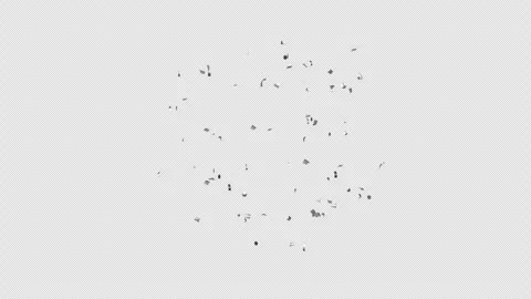 Silver Confetti explosions With Alpha Matte Channel 스톡 동영상 279034484