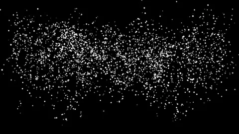 Silver Confetti Explosions with Black, Blue screen and Matte Channel Stock Footage 279876563