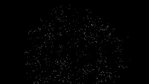 Silver Confetti Explosions with Black, Green screen and Matte Channel Stock Footage 278854045