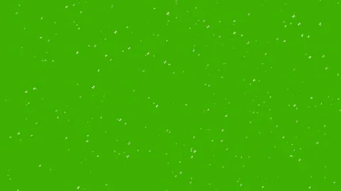 Silver confetti falling loop on green screen for celebration overlay 4K Stock Footage 336484480