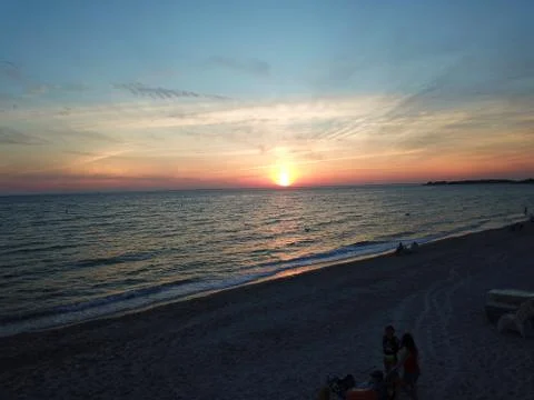 Silver Crest Sunset Stock Photos
