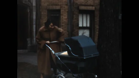 Silver Cross Pram 1951 Stock Footage 142456188