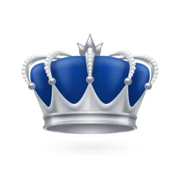 Silver crown Stock Illustration