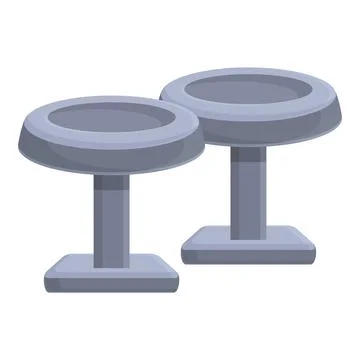 Silver cufflink icon cartoon vector. Fashion luxury Ilustração Stock